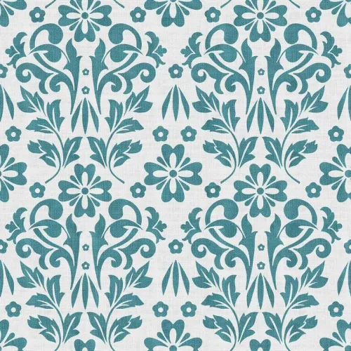 Nature Print Polyester Linen Curtain Drapery ARLO