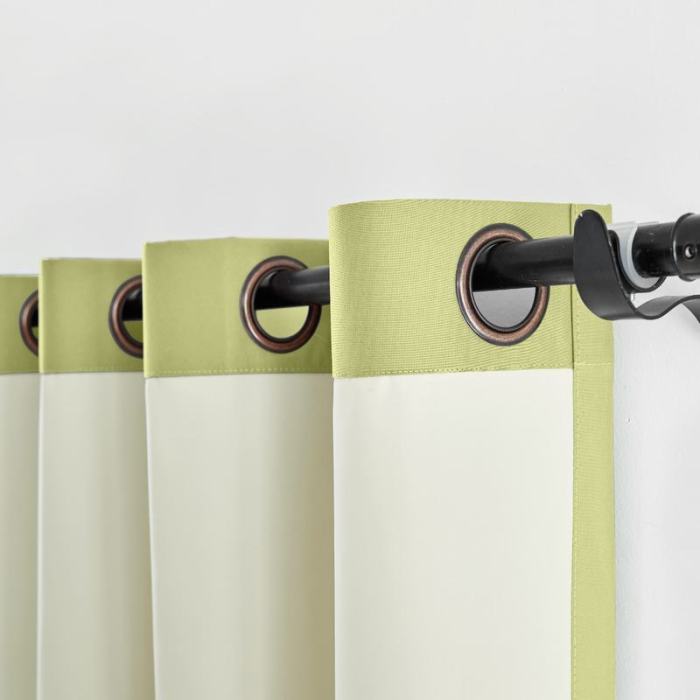 100% Blackout Curtain Grommet Drapery Foam Coated Curtain Saba