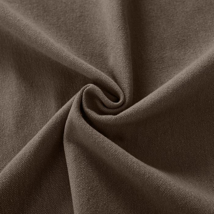 Grommet Cotton Blend Room Darkening Blackout Curtain with Liner Capri