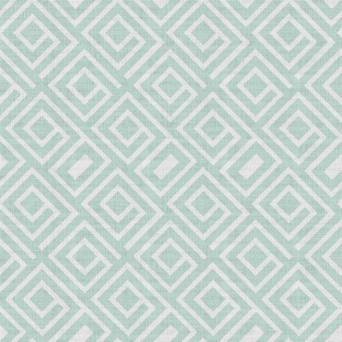 Geometric Print Polyester Linen Curtain Drapery ATELIER