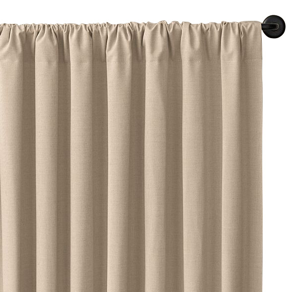 EDITH Outdoor Curtain Waterproof Rustproof Fading Resistant Drapery Patio Curtains