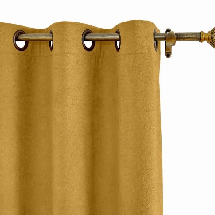 KANTE Polyester Cotton Drapery With Lining Curtains