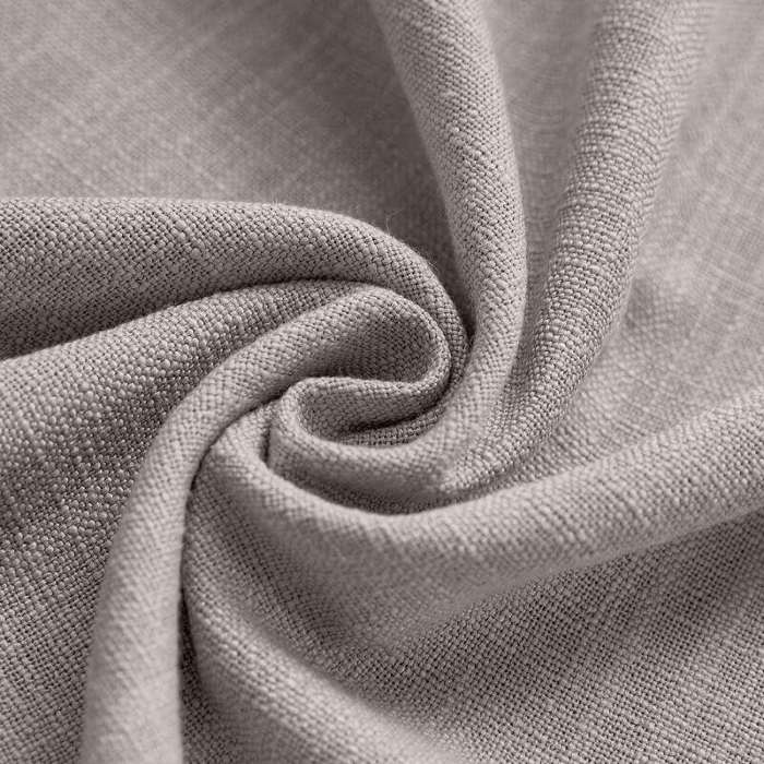 CUSTOM Liz Light Lavender Polyester Linen Curtain Drapery with Lined