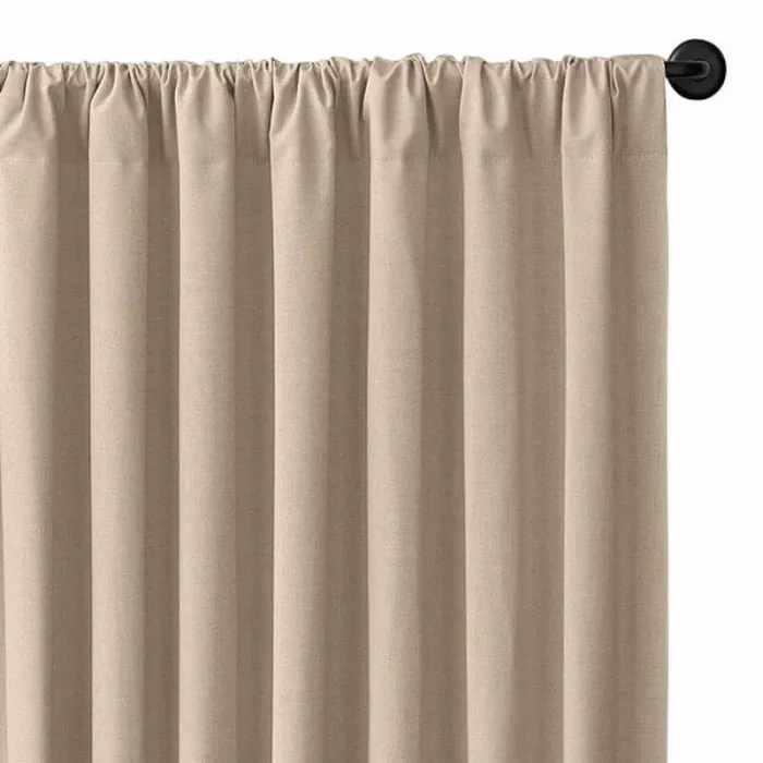 Heavy Weight Rayon Chenille Floral Jacquard Curtain Panel Posie