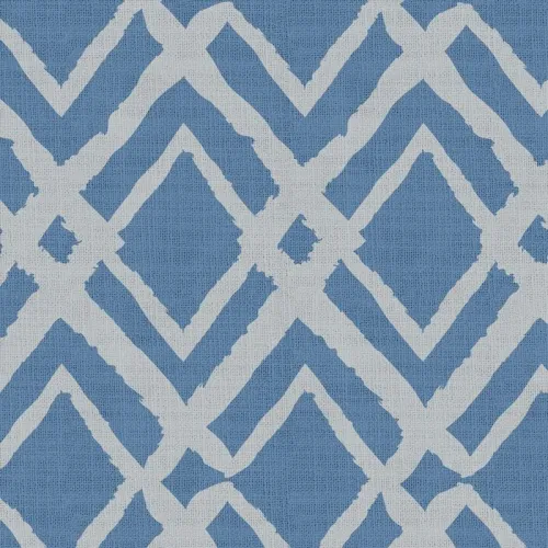 Geometric Print Polyester Linen Curtain Drapery with Privacy Blackout Thermal Lining CAMILLE