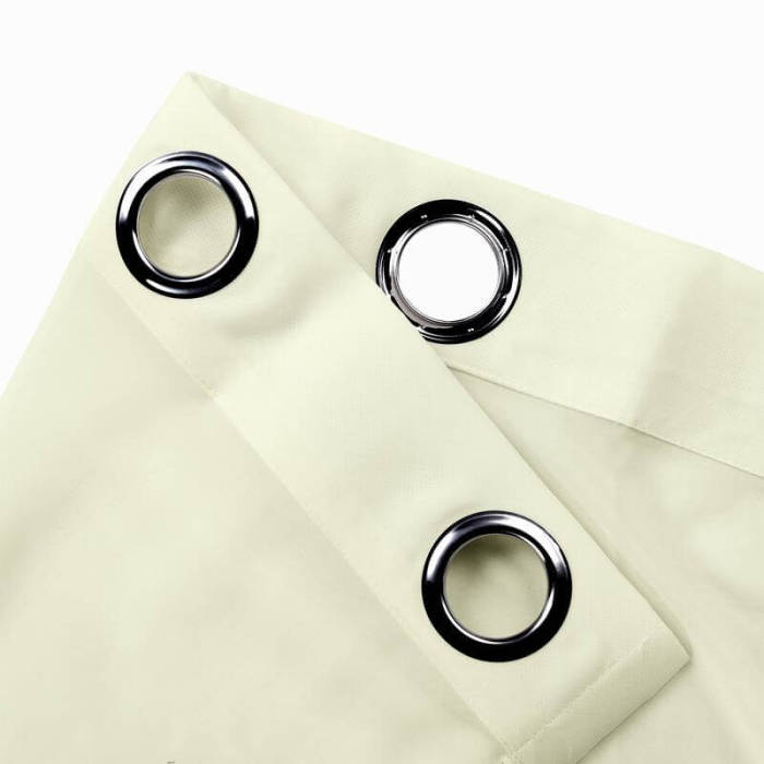 Nickel Grommet Indoor Outdoor Sheer Curtain Wide Opulent Voile Drape SCANDINA