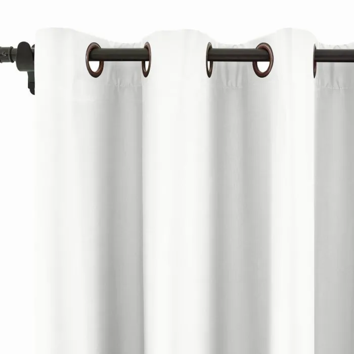 100% Blackout Curtain Grommet Drapery Foam Coated Curtain Saba