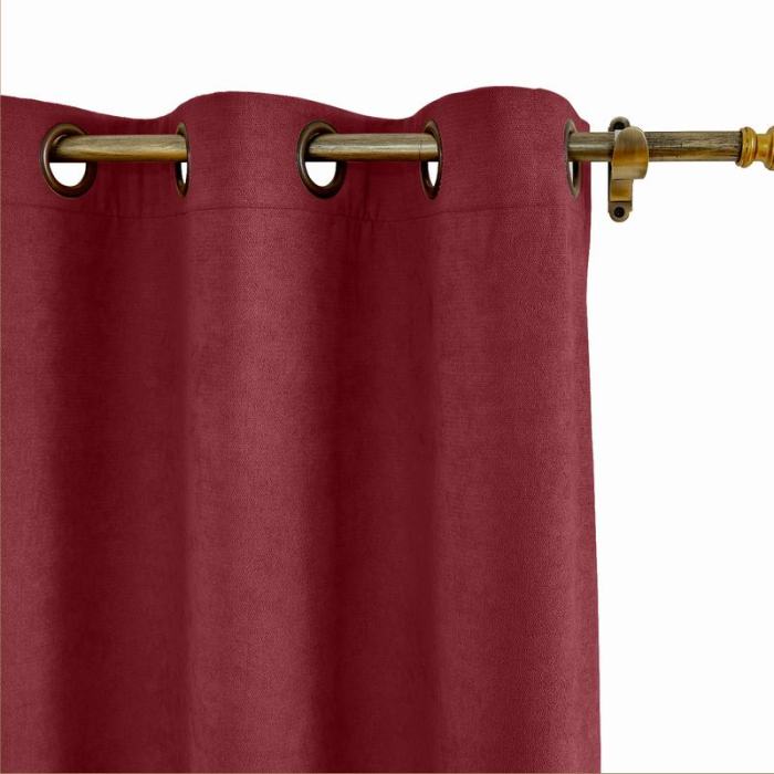KANTE Polyester Cotton Drapery With Lining Curtains
