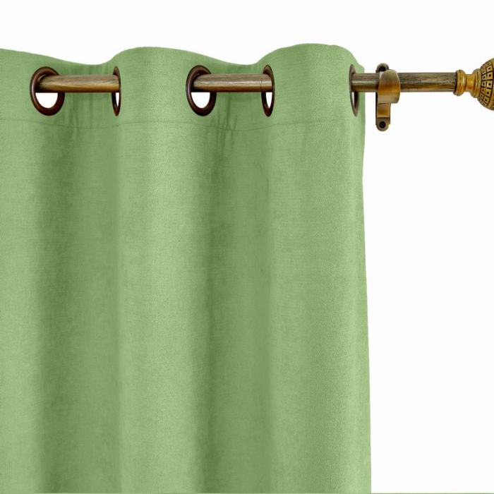 KANTE Polyester Cotton Drapery With Lining Curtains
