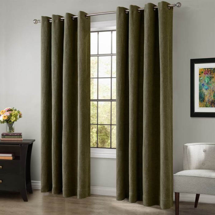 Heavy Weight 100% Linen Curtain Drapery TRENCH