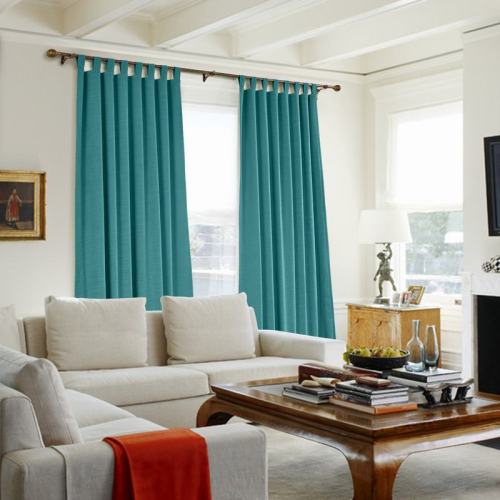 LIZ Polyester Linen Curtain Drapery Custom