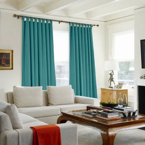 LIZ Polyester Linen Curtain Drapery Custom