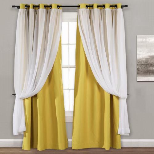 size Layered Curtain Mix & Match Elegance