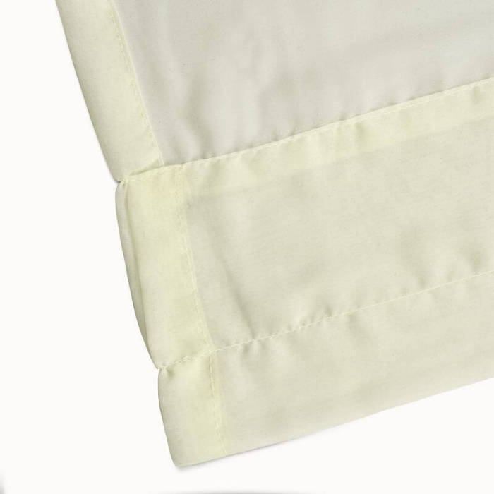 Nickel Grommet Indoor Outdoor Sheer Curtain Wide Opulent Voile Drape SCANDINA