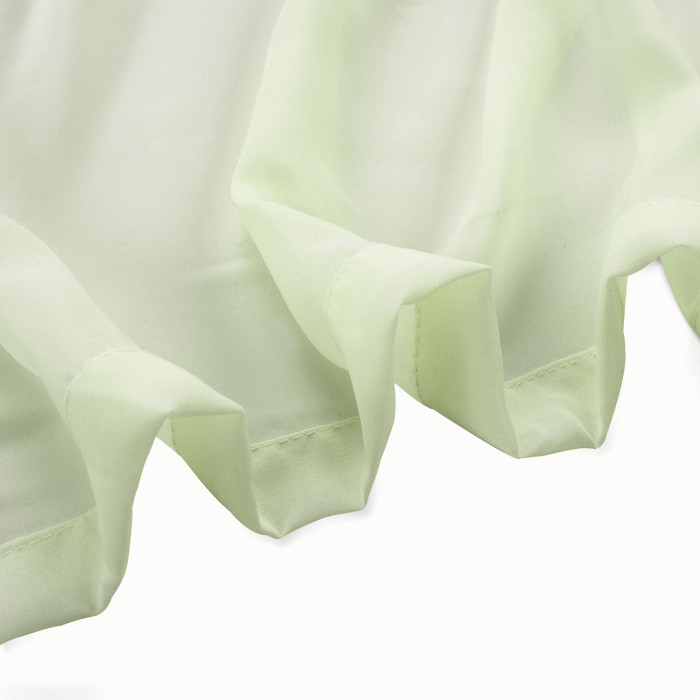 Nickel Grommet Indoor Outdoor Sheer Curtain Wide Opulent Voile Drape SCANDINA