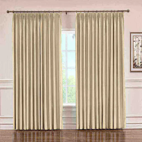 CUSTOM Lao Hang Zhou Khaki Polyester Cotton Thermal Insulated Curtain