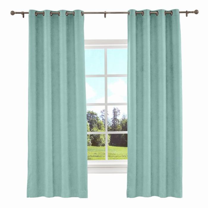 KANTE Polyester Cotton Drapery With Lining Curtains