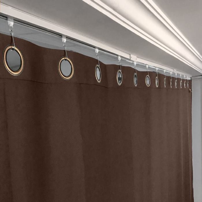 Ceiling Track Room Divider Curtain Kit for Any Space