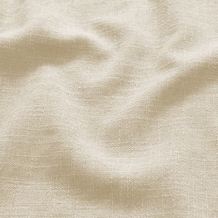 AMARA Polyester Linen Curtain Drapery With Decorative Trim Custom Sold Per Pair