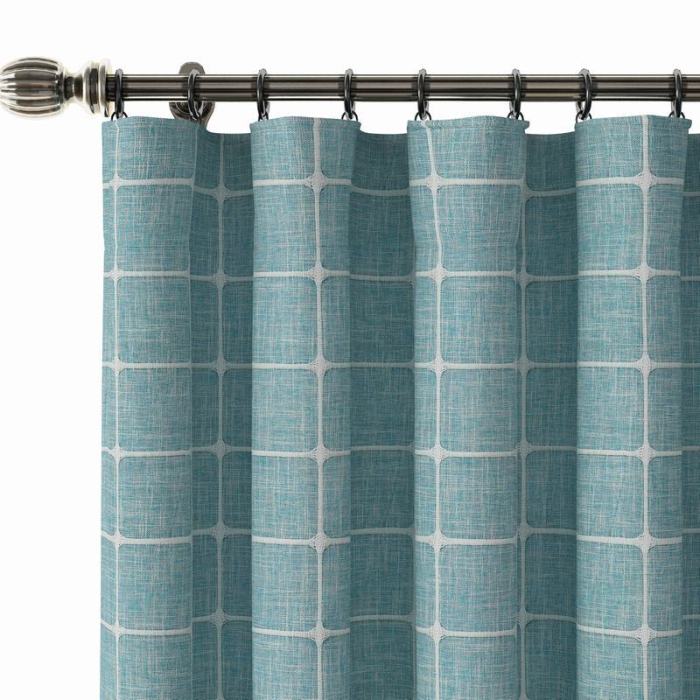Copy Solid Jacquard Diamond Curtain Drapery IMOGEN as e