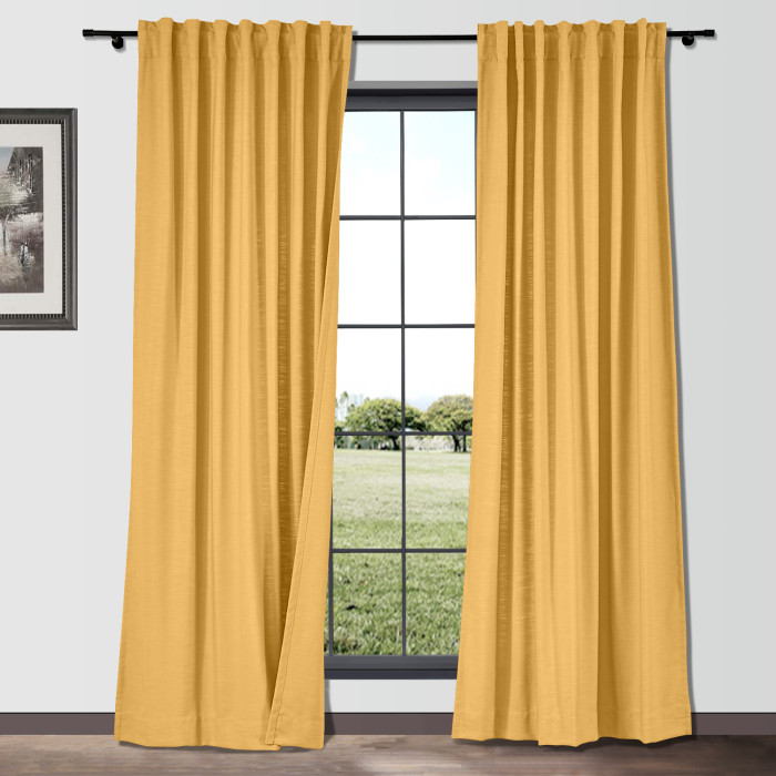 ISABELLA Cotton Linen Curtain Drapery Custom