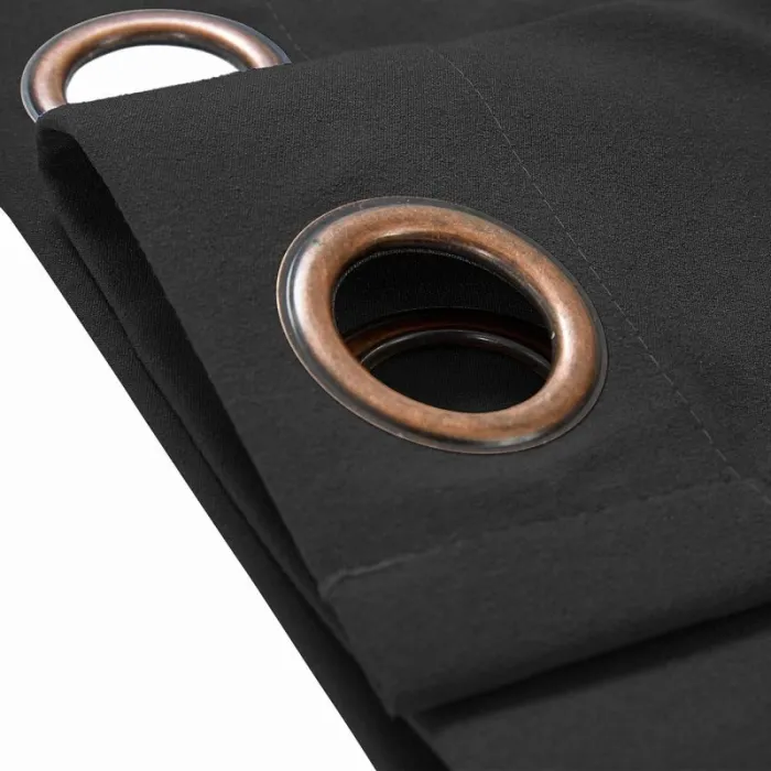Yeffa Grommet Curtain Room Darkening Panel Blackout Lined