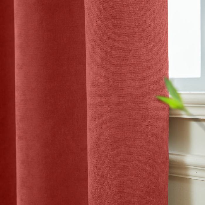 KANTE Polyester Cotton Drapery With Lining Curtains