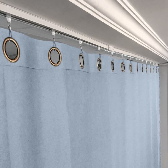 Ceiling Track Room Divider Curtain Kit for Any Space