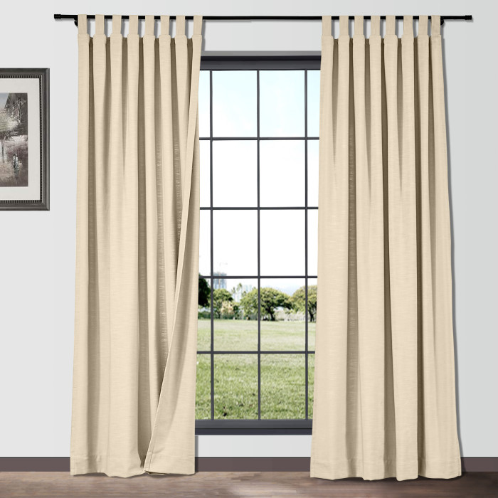 ISABELLA Cotton Linen Curtain Drapery Custom