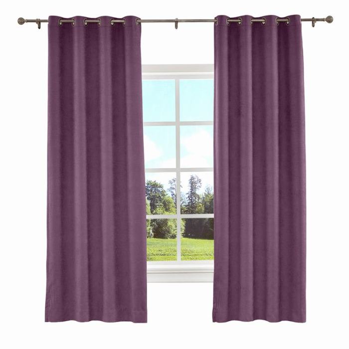 KANTE Polyester Cotton Drapery With Lining Curtains