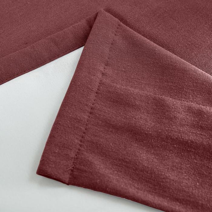 Grommet Cotton Blend Room Darkening Blackout Curtain with Liner Capri