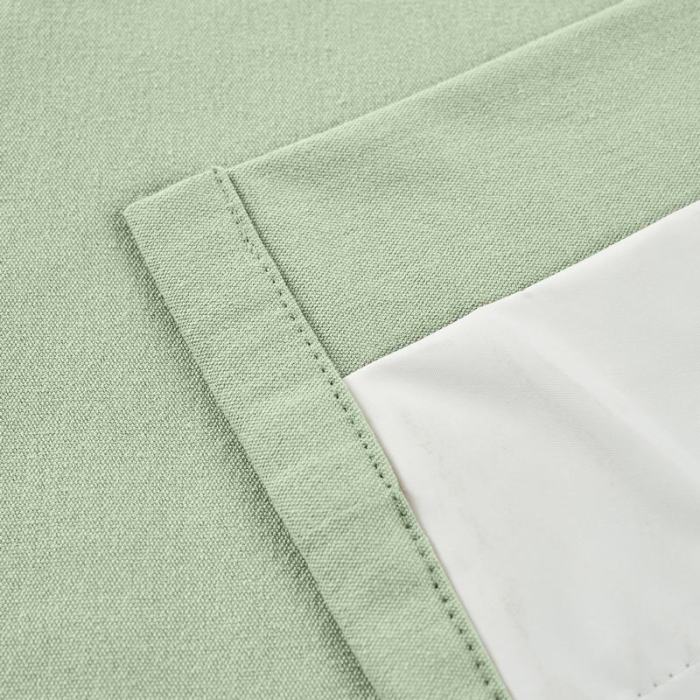 Pinch Pleat Room Darkening Blackout Curtain with Liner Capri