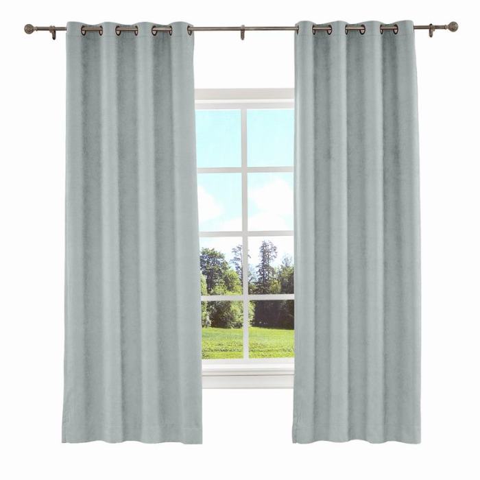 KANTE Polyester Cotton Drapery With Lining Curtains