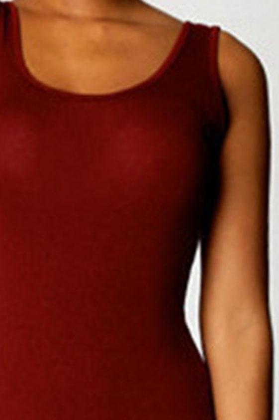 Scoop Neck  Plain Maxi Dresses