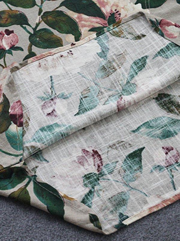 Shift Floral Long Sleeve Casual Dresses