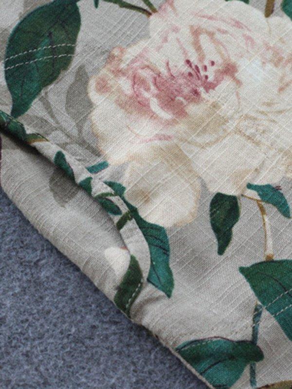 Shift Floral Long Sleeve Casual Dresses