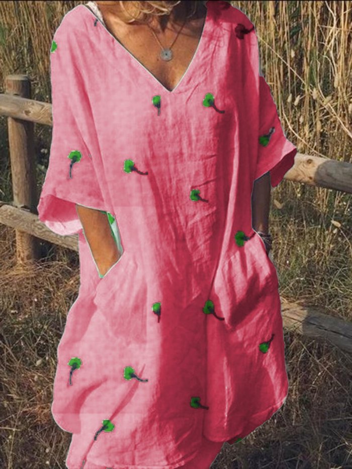 Short Sleeve Solid Dresses