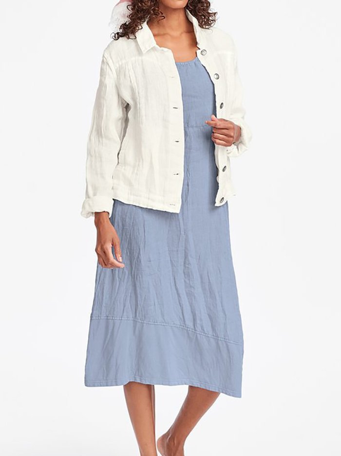 Casual Sleeveless Linen Maxi Dresses