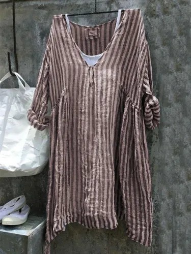 Striped Casual Casual Tops