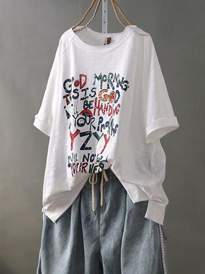 Casual Cotton-Blend Shirts & Tops