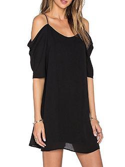 Simple Shift Chiffon Dress