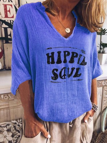 Casual V Neck Shirts & Tops