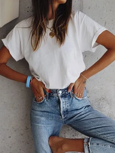 Women Casual Tops Tunic T Shirt