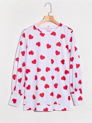 Casual Long Sleeve Cotton-Blend T-Shirts