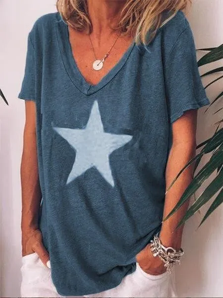 Cotton Casual Short Sleeve Shirts & Tops