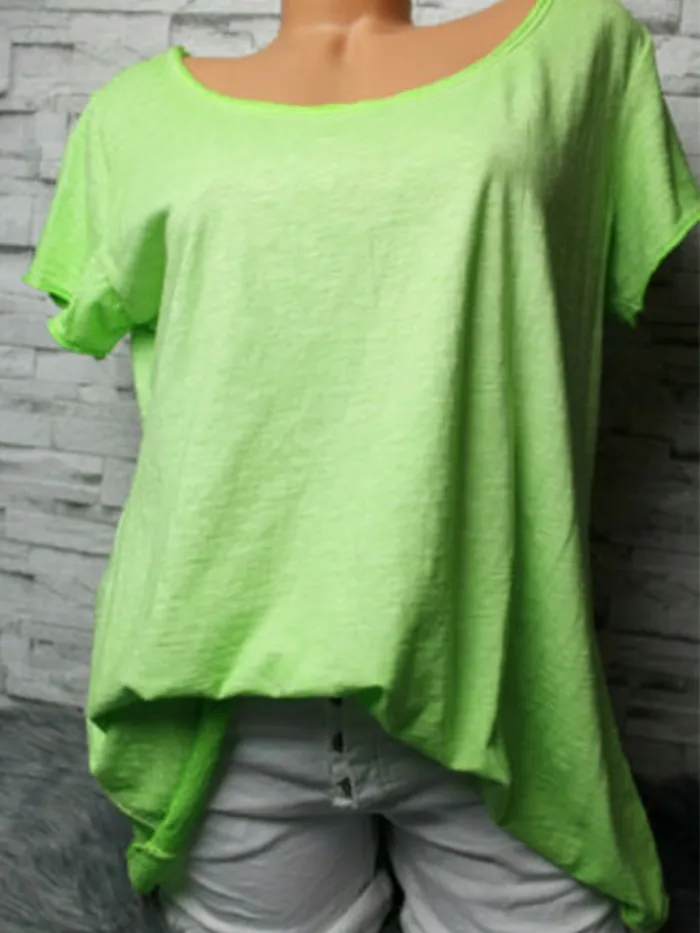 Casual Solid Shirts & Tops