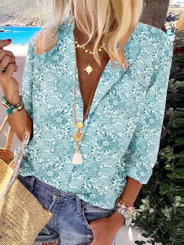 Casual Long Sleeve Shirts & Tops