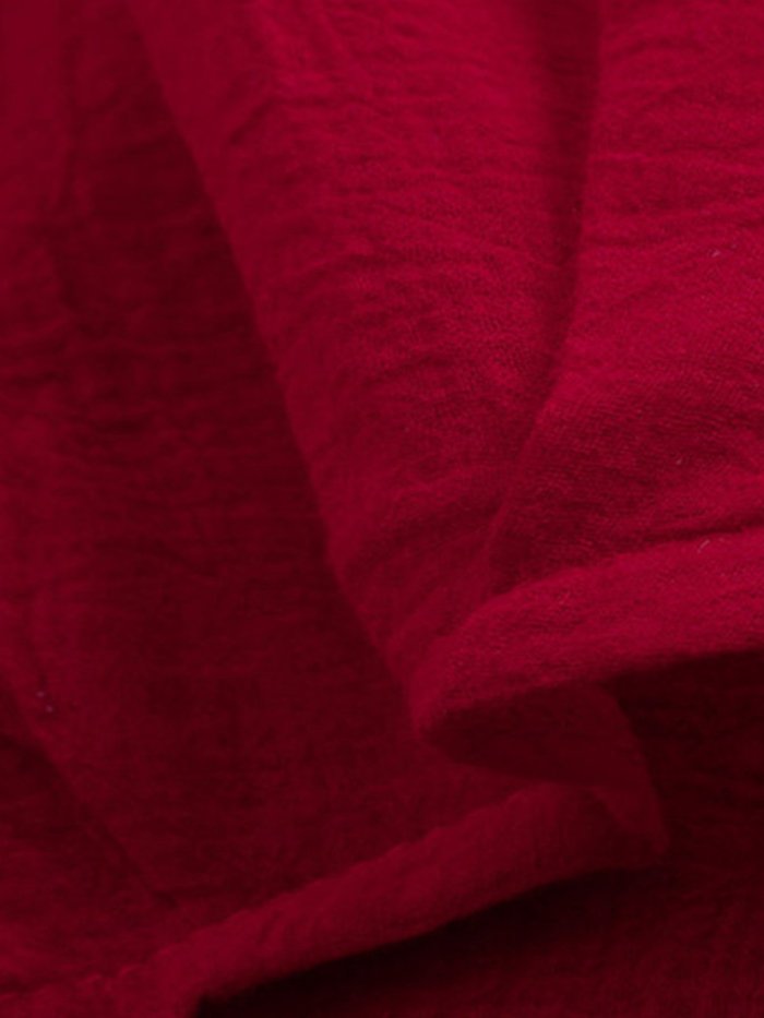 Solid Casual Short Sleeve Shirts & Tops