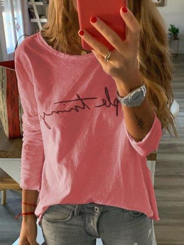 Long Sleeve Printed Casual Shirts & Tops