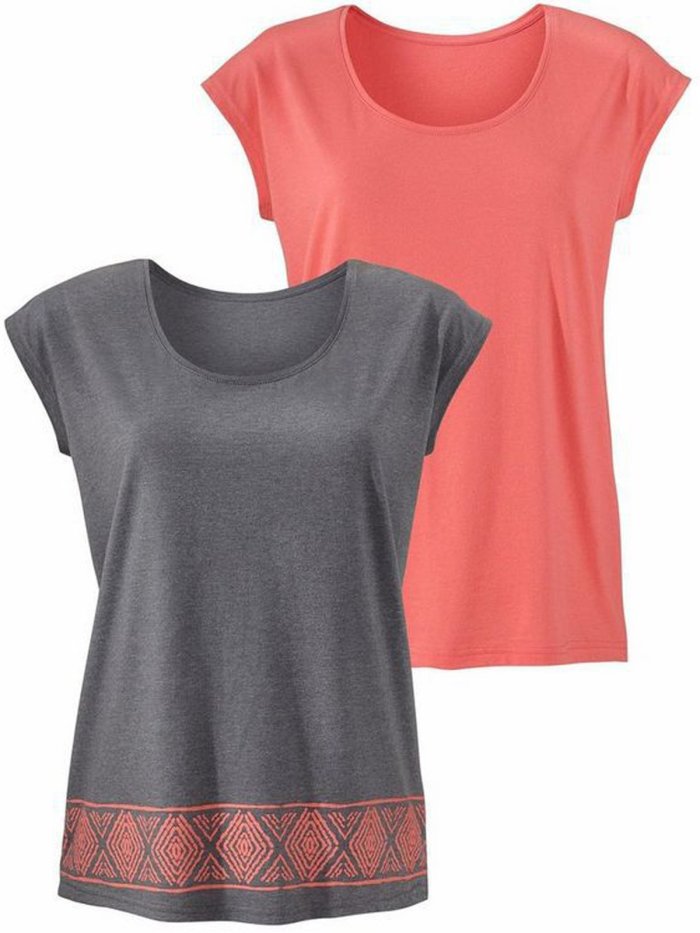 Gray Sleeveless Cotton V Neck Shirts & Tops
